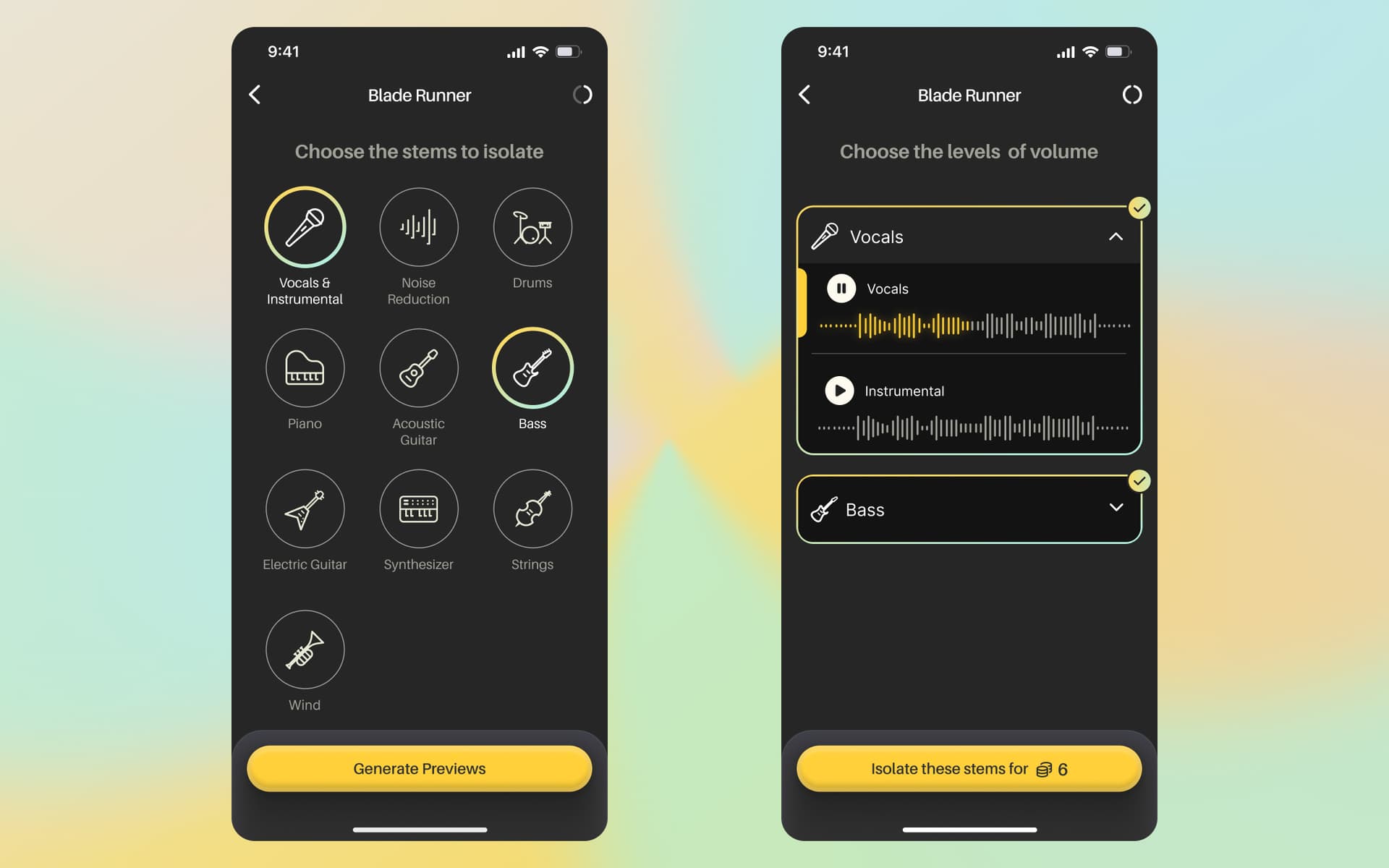 Isolator.ai dashboard and audio workstation