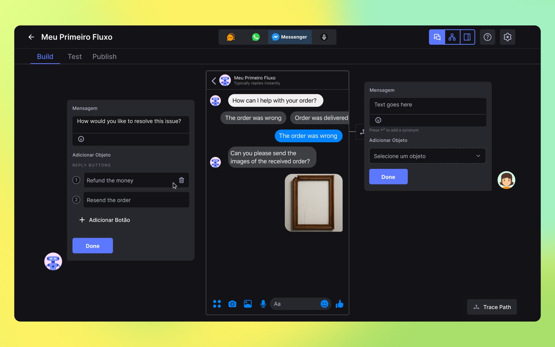 Genium platform — AI agent builder and omnichannel deployment.