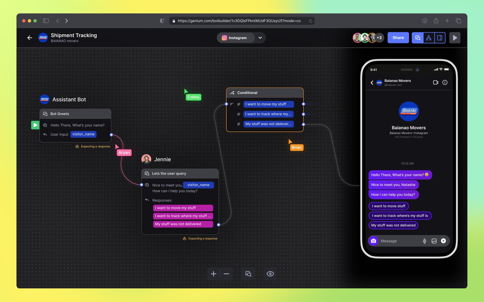 Genium.com — AI customer experience platform.