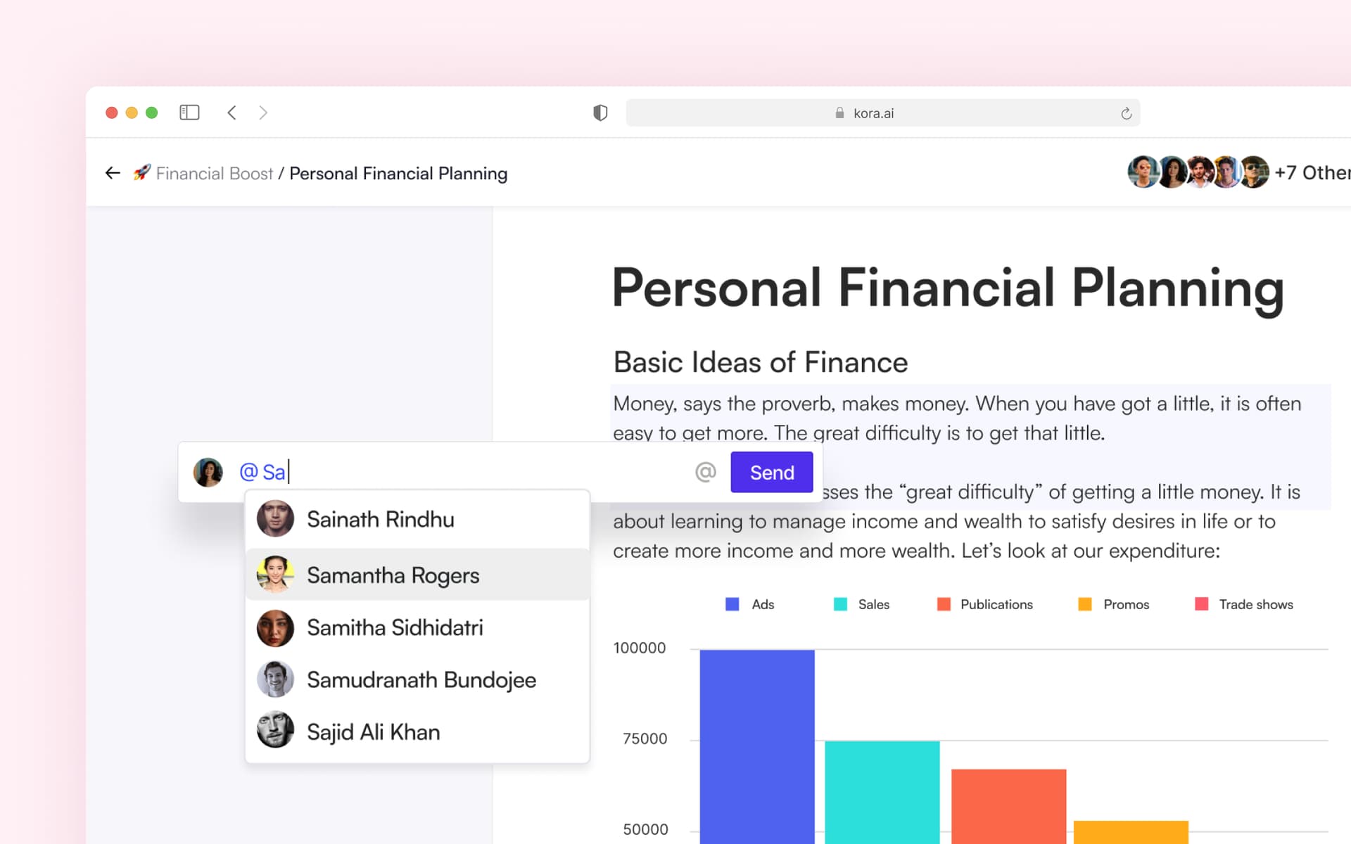 Kora visual response engine and agent marketplace.